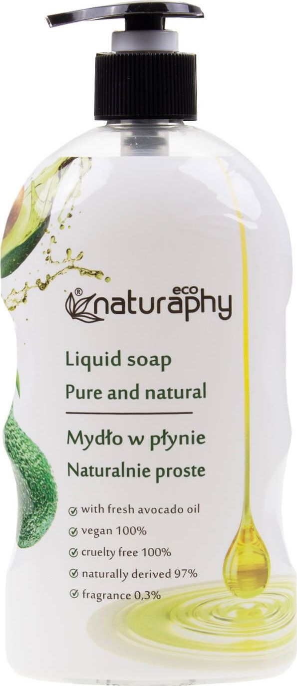 BluxCosmetics Mydło do rąk w płynie naturalne ECO z olejkiem awokado 650 ml