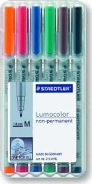 Staedtler STAEDTLER Folienstift Lumocolor M nonperm 6St