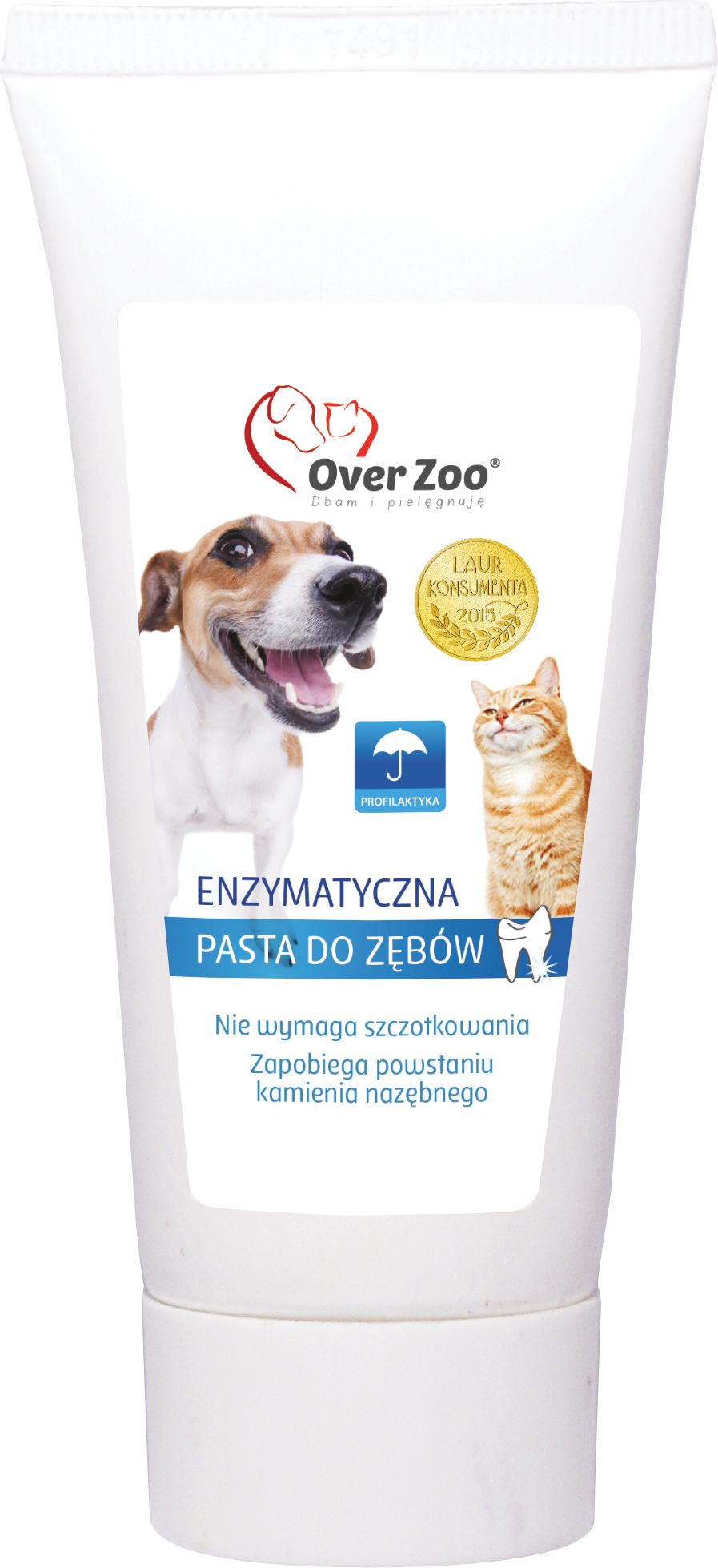 Over Zoo PASTA ENZYMATYCZNA DO ZĘBÓW 70g