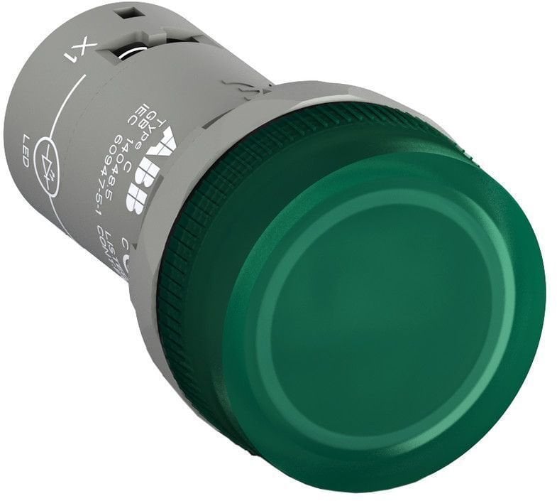 Lampka kompaktowa z diodą 22mm zielona CL2-623G 230V AC 1SFA619403R6232