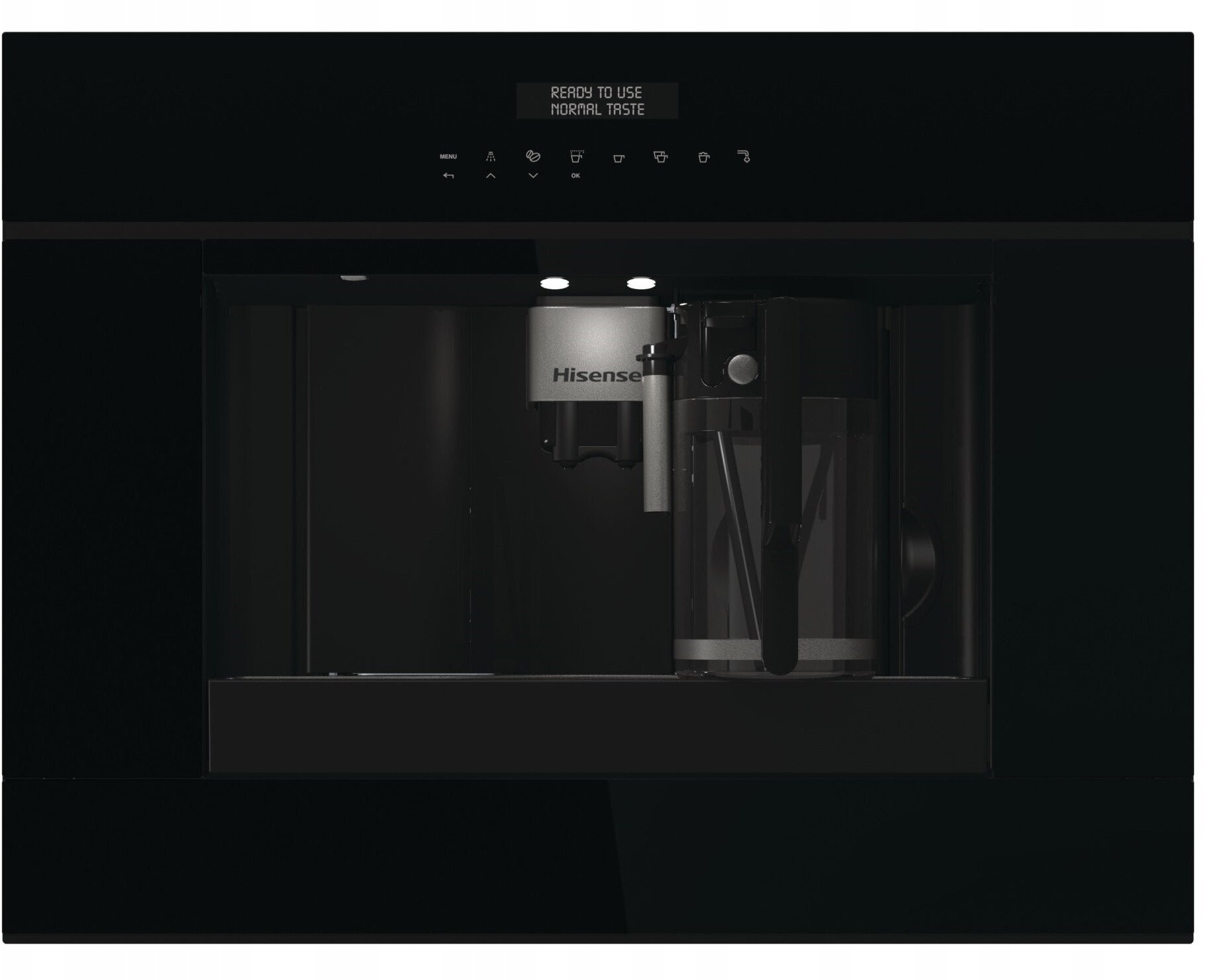 Hisense melna - Iebuvejams kafijas automats CM4340DBG (3838782742224)