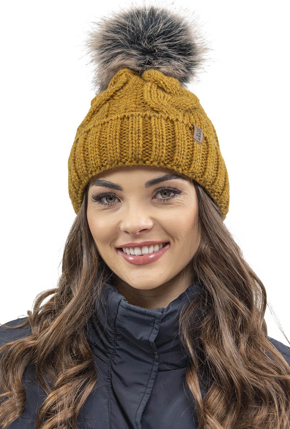 Vivisence 7014 ciemny żółty UNI Nakrycie głowy czapka