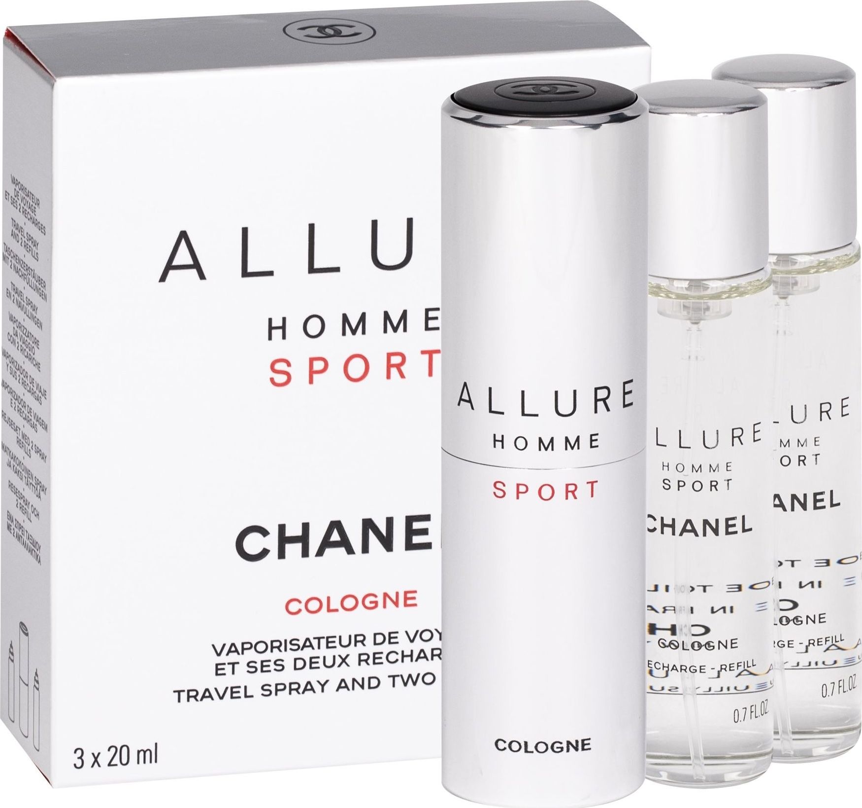 Chanel Allure Homme Sport Cologne Woda kolońska, 3x20ml