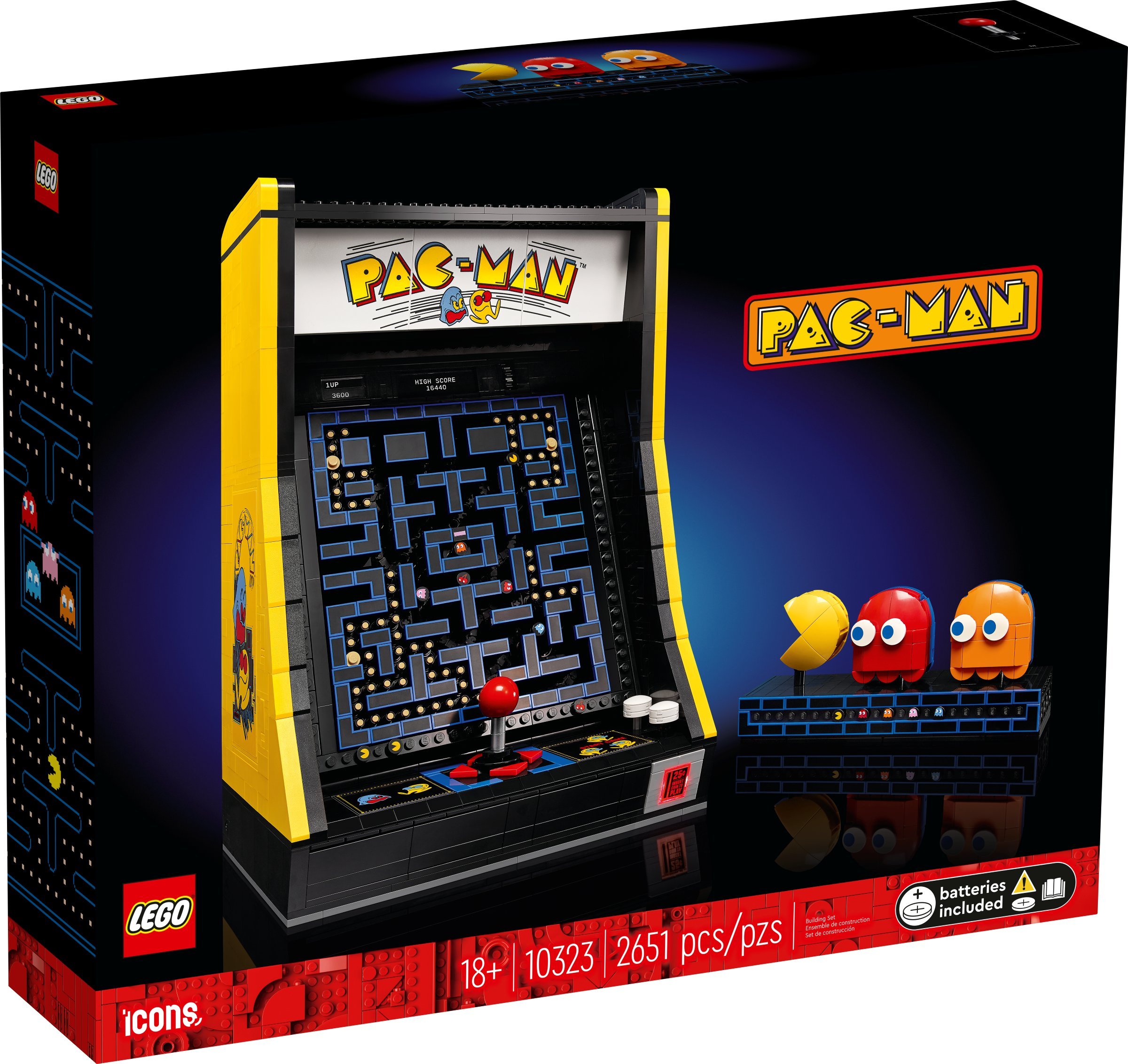 LEGO Icons Automat do gry Pac-Man (10323)