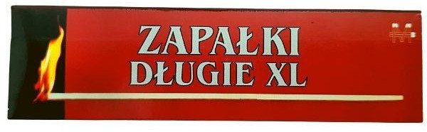 Zapałki długie 12szt 96mm kominek grill mononegro