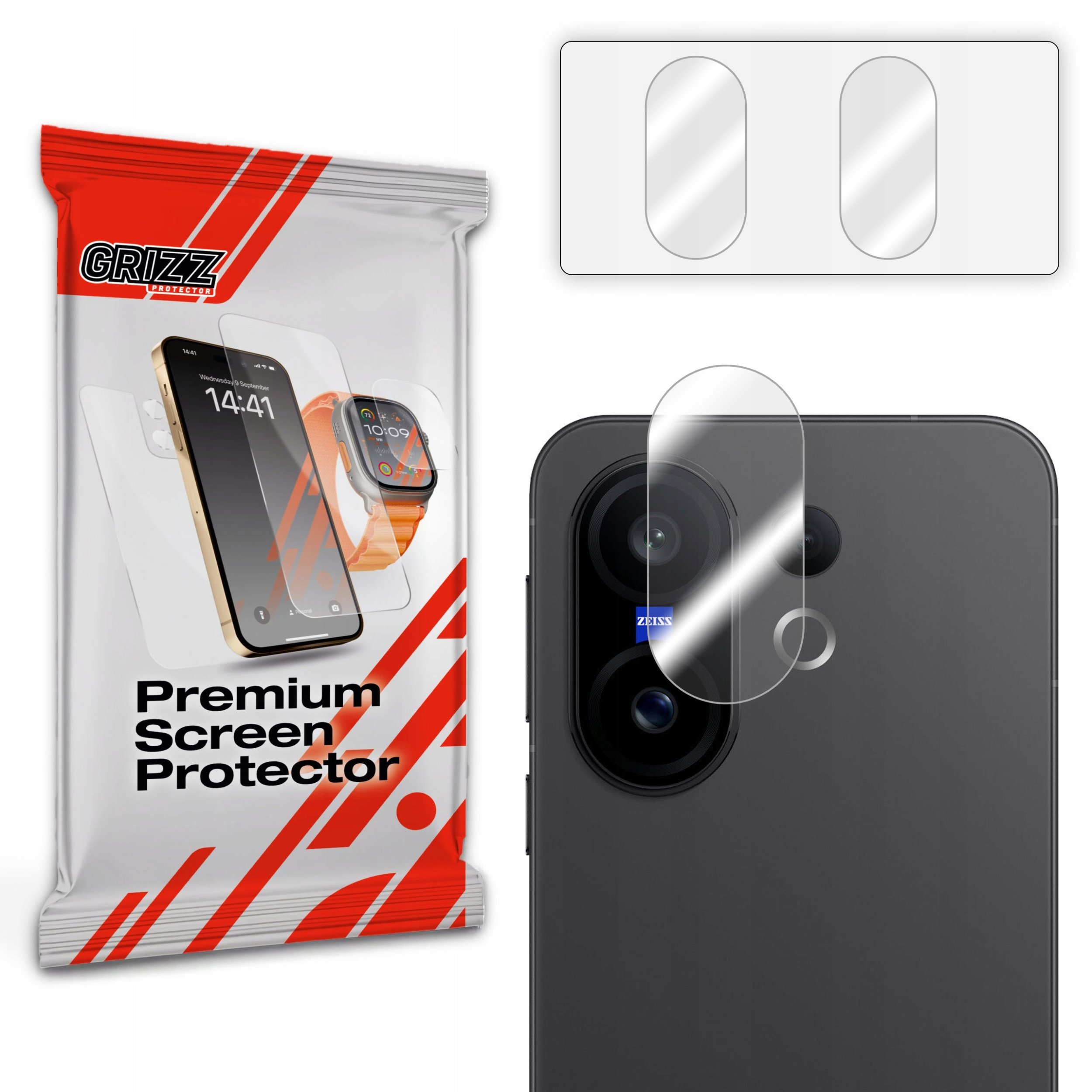 GrizzGlass Szkło na aparat HybridGlass Camera do Vivo X200 FE