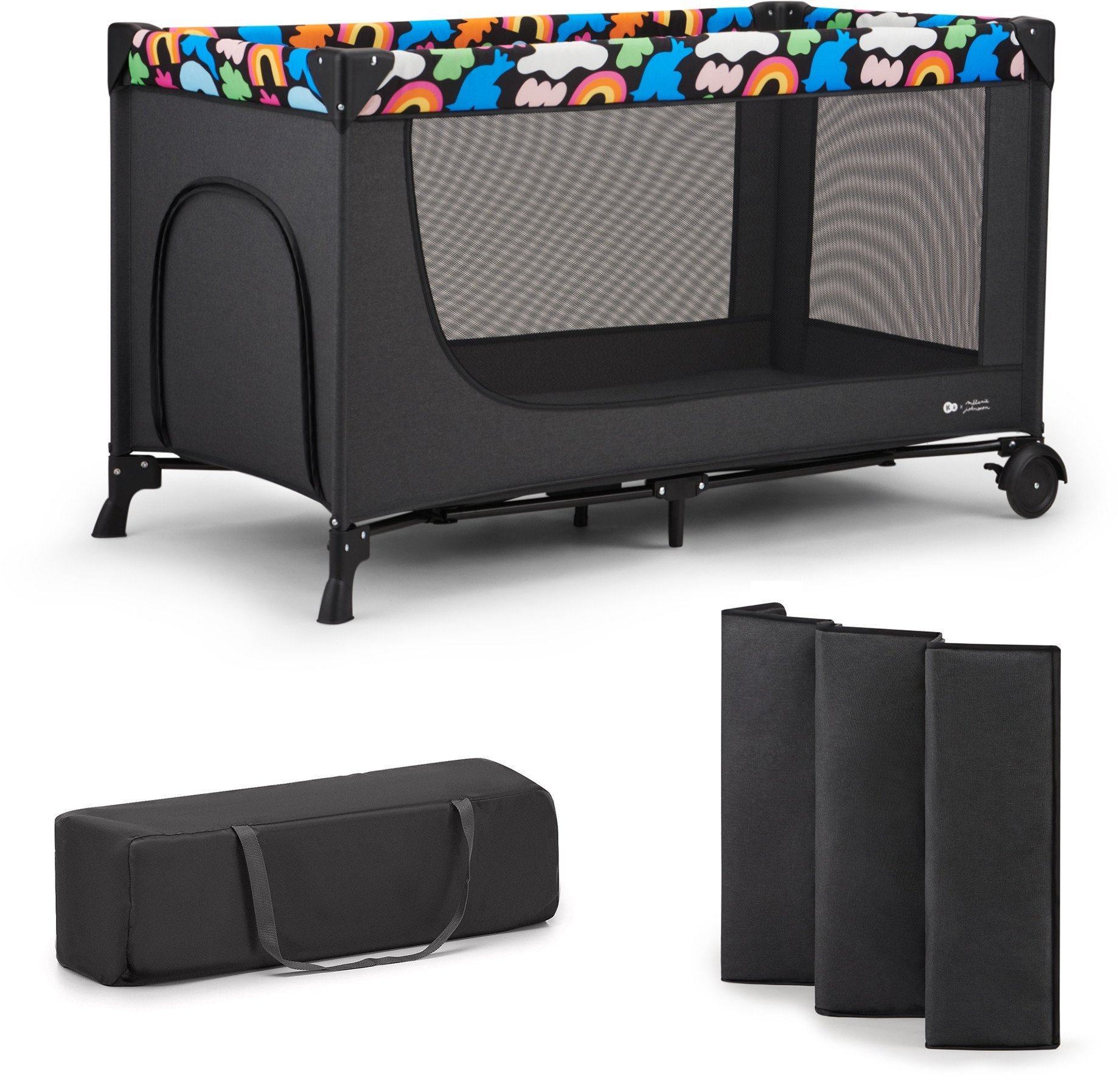 Łóżeczko turystyczne JOY 2 HAPPY SHAPES