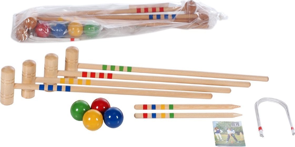 Lucio Londero Zestaw do Krokieta LONDERO dla 4 Osób w Pokrowcu