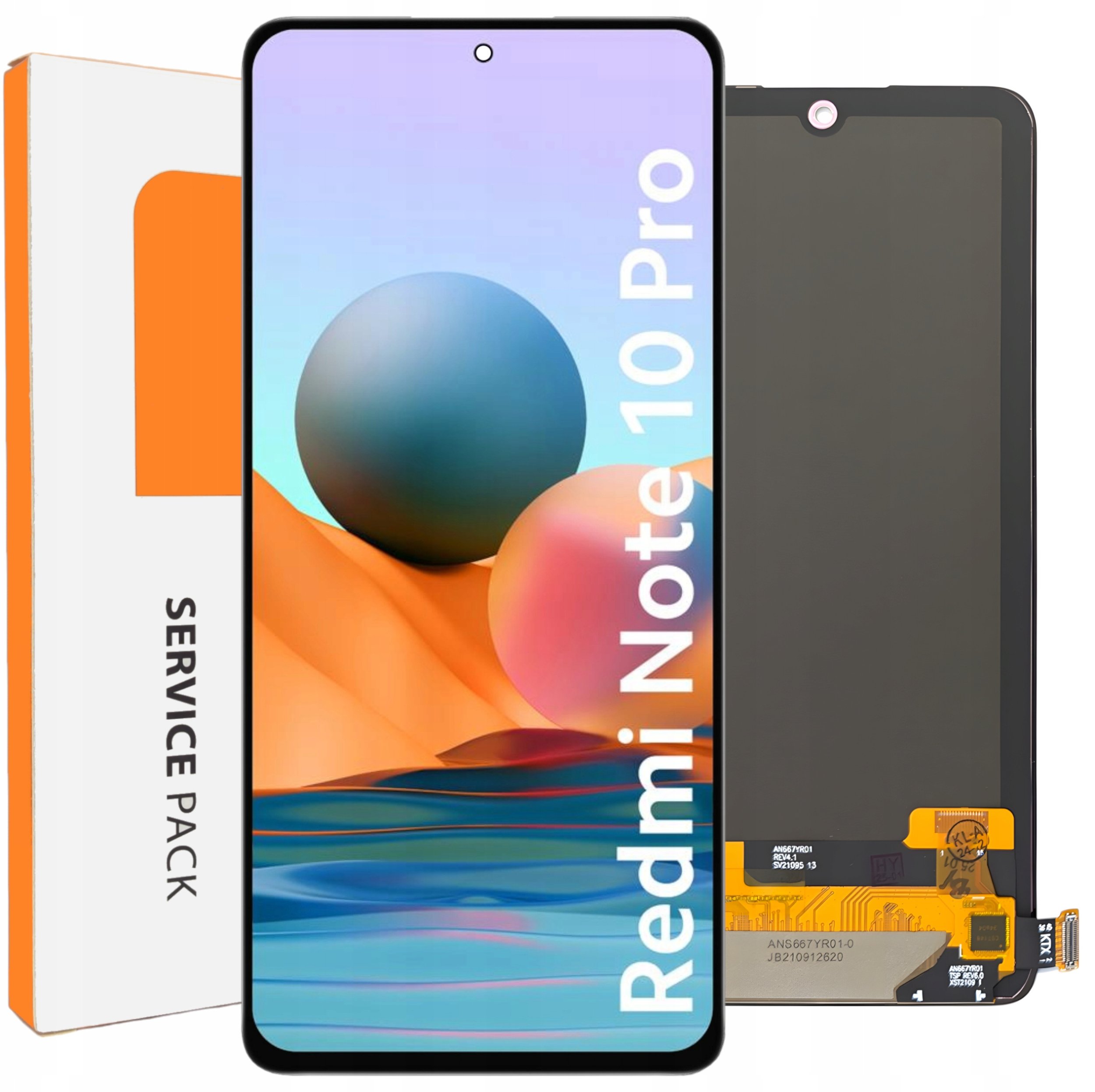 ORYGINAŁ SERVICE PACK WYŚWIETLACZ LCD DO XIAOMI REDMI NOTE 10 PRO M2101K6G