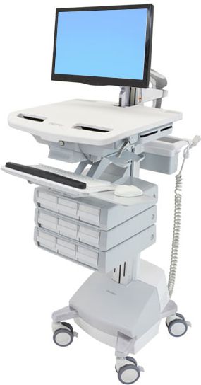 Ergotron styleview cart LDC arm 9 drawers SLA powered (SV44-1291-2)