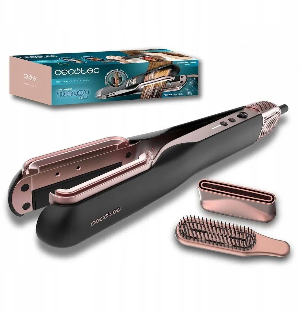 Prostownica Cecotec RitualCare Air Lisse 2in1 Black Prostownica do Włosów