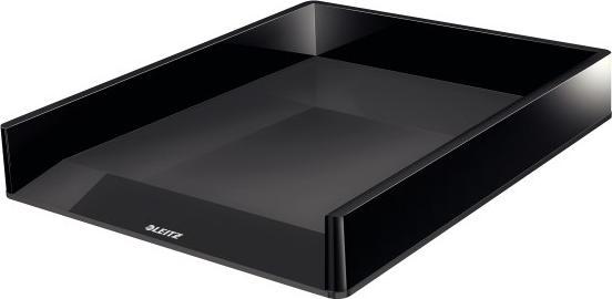 Leitz Półka na dokumenty LEITZ WOW dwukolorowa czarno-szara 53610095