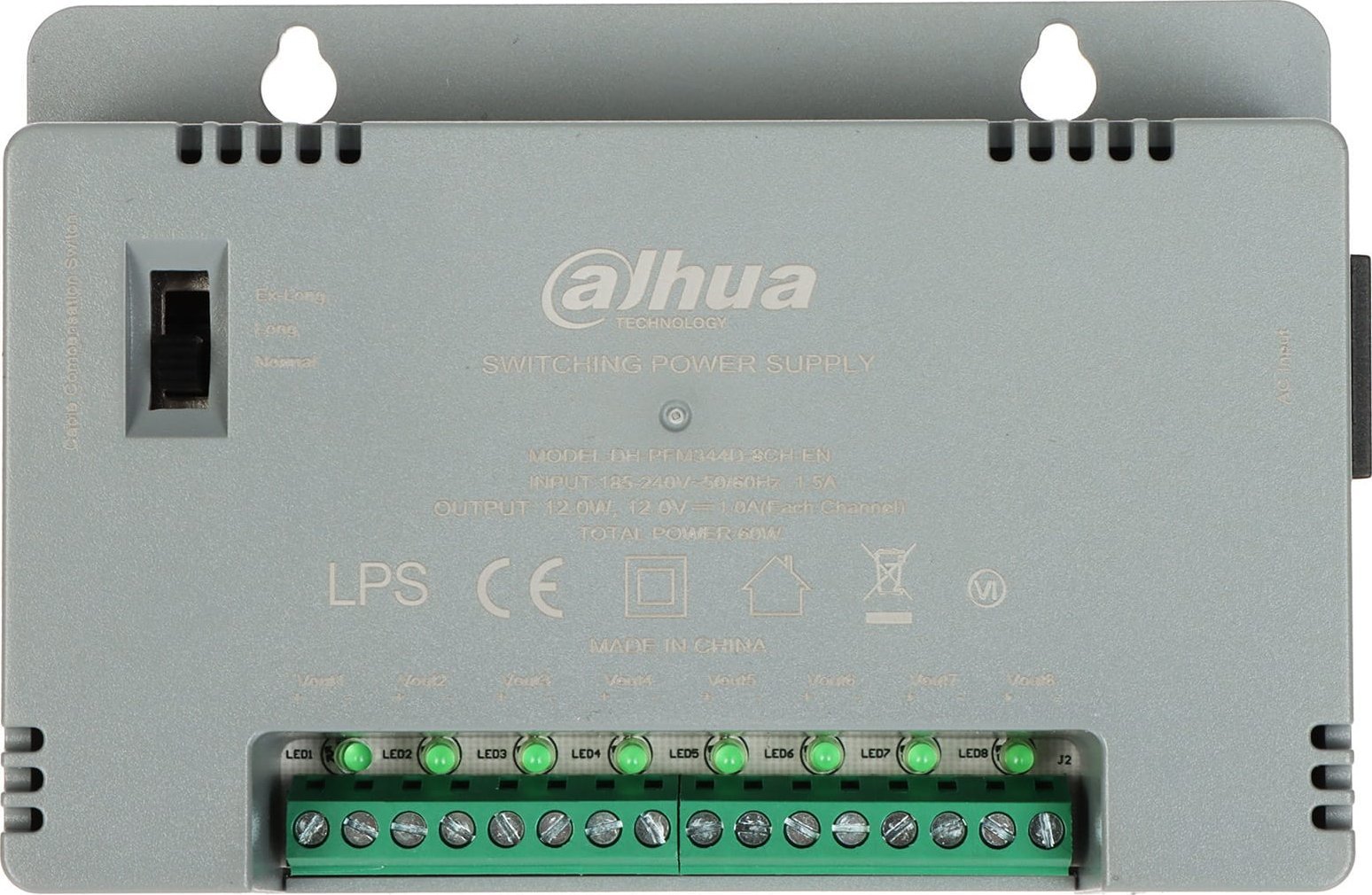 ZASILACZ IMPULSOWY PFM344D-8CH-EN DAHUA