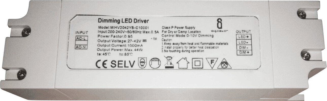 Aigostar Zasilacz oświetlenia panelowego 40W, Możliwość ściemniania Zasilacz oświetlenia panelowego 40W, Możliwość ściemniania