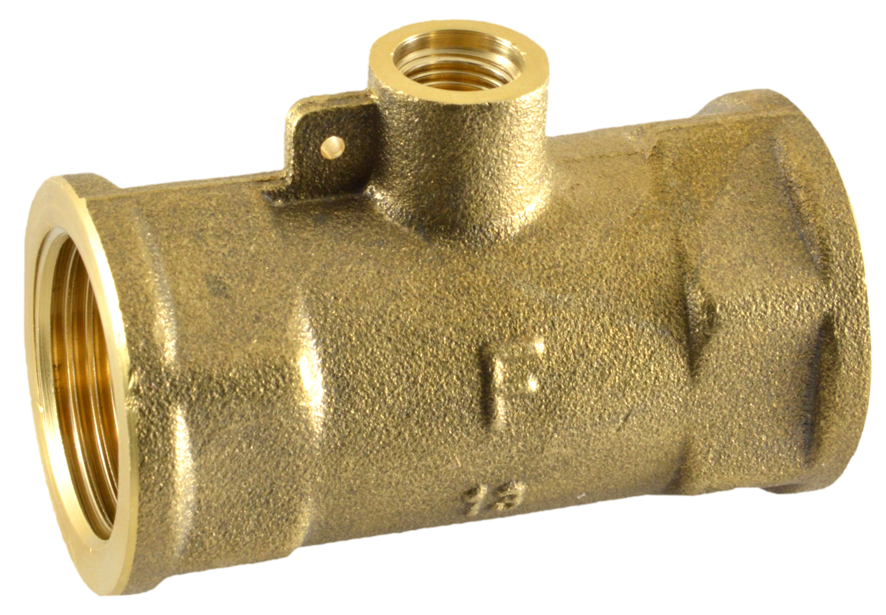 Ferro Trójnik mosiężny z przyłączeniem do czujnika ciepłomierza 3/4" (SGT2)