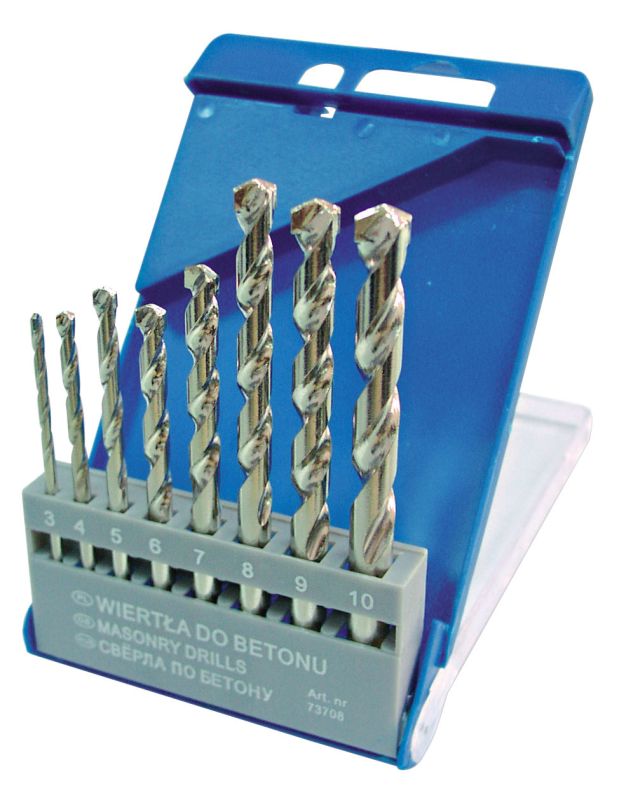 Wiertło Pro-Line do betonu walcowe 7 4 5 3 6 10 8 9mm zestaw (73708)