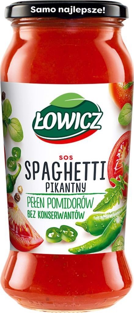 Łowicz Łowicz Sos spaghetti pikantny 500 g