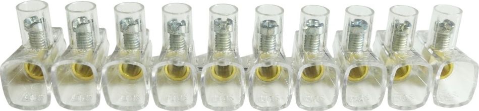 EM Group Listwa zaciskowa 2,5mm2 10-torowa kostka elektryczna