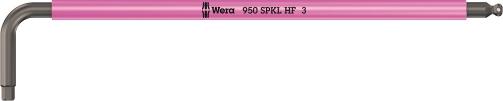 MULTICOLOUR KLUCZ TRZPIENIOWY DŁUGI Z KULKĄ, METRYCZNY 3X123MM WERA