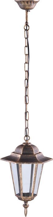 Lumes Czarno-złota lampa wisząca na balkon i taras - S332-Relva