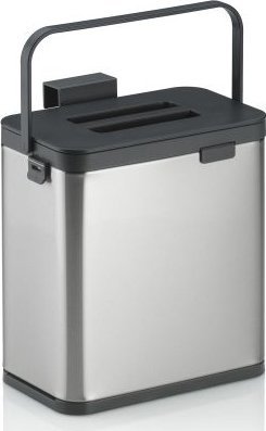 Kela Kosz na odpady organiczne, stal nierdzewna/tworzywo sztuczne, 2,1 l, 20,5 x 13 x 21 cm / Kela