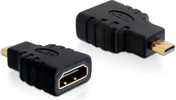 Adapter AV Delock HDMI Micro - HDMI czarny (65242)