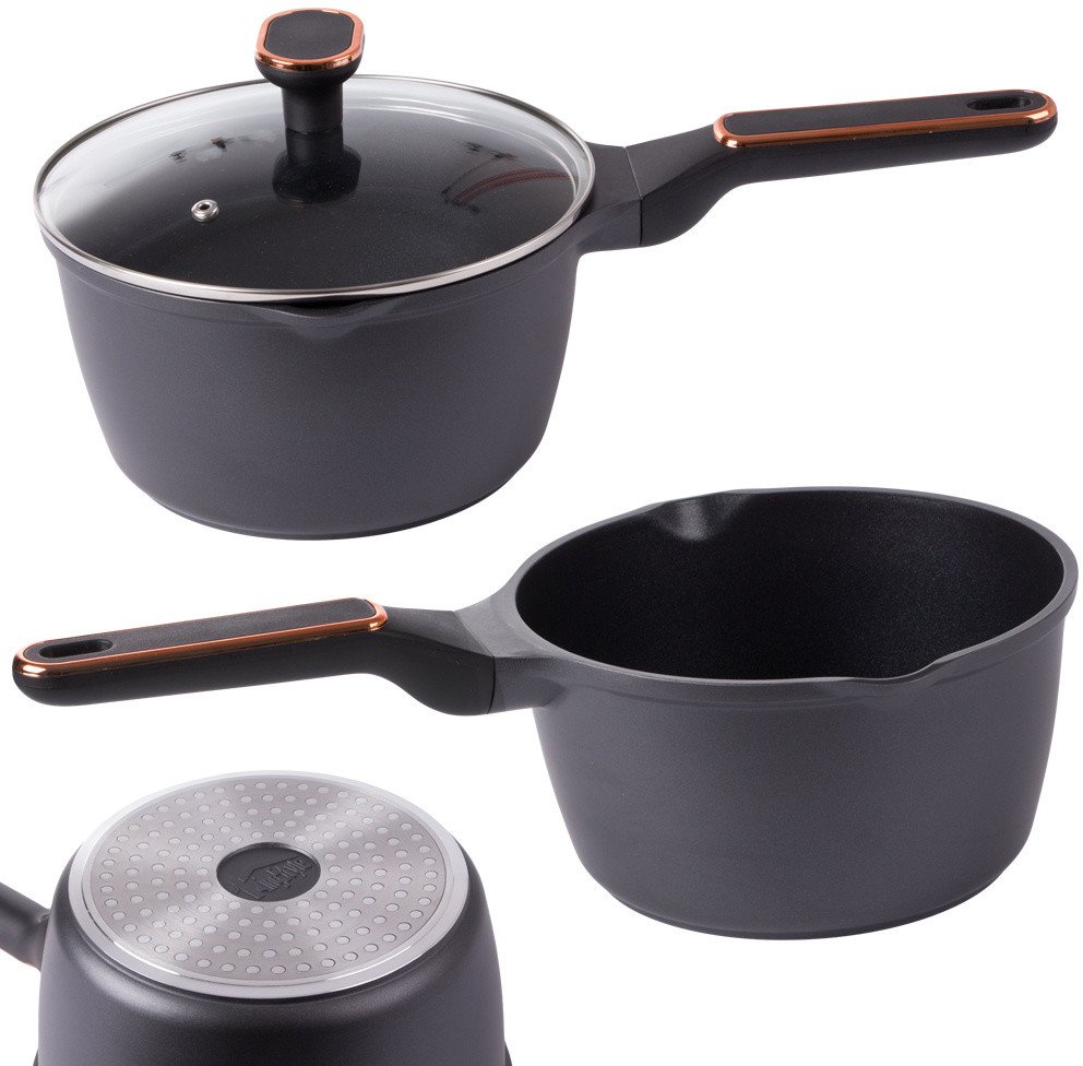 Garnek rondel głęboki z pokrywką indukcja gaz powłoka non stick 3l