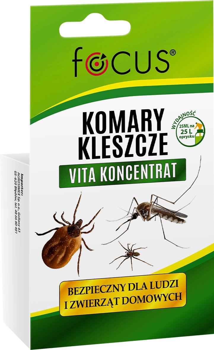 Focus Vita Koncentrat na komary, kleszcze, pająki 25ml