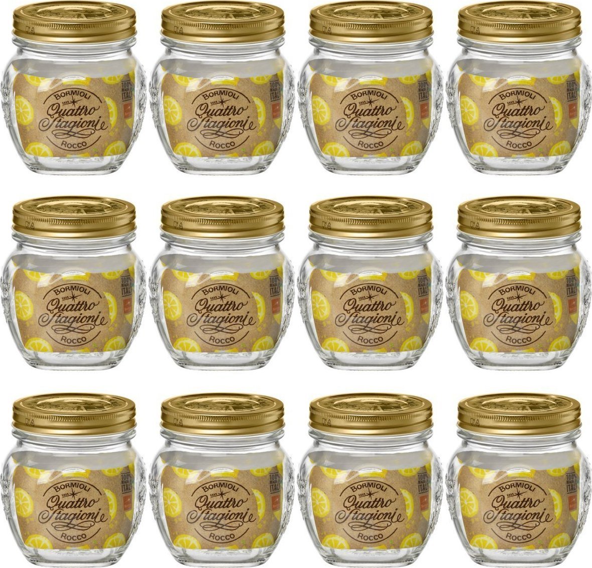 Bormioli Rocco 12x Słoik Bormioli Rocco Quattro Stagioni Anfora 500 ml