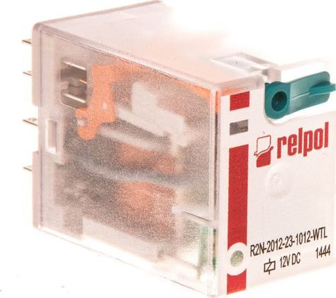Relpol Przekaźnik przemysłowy 2P 12V DC AgNi R2N-2012-23-1012-WTL 860677