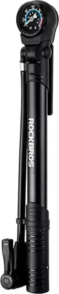 RockBros Pompka rowerowa Rockbros 42310006001 z manometrem - czarna