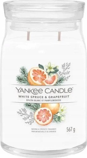 Yankee Candle Yankee Candle Signature White Spruce & Grapefruit Świeca Duża 567g