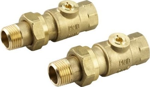 Danfoss Złączki do MTCV15, z zaworami odcinającymi pod klucz imbusowy 5mm