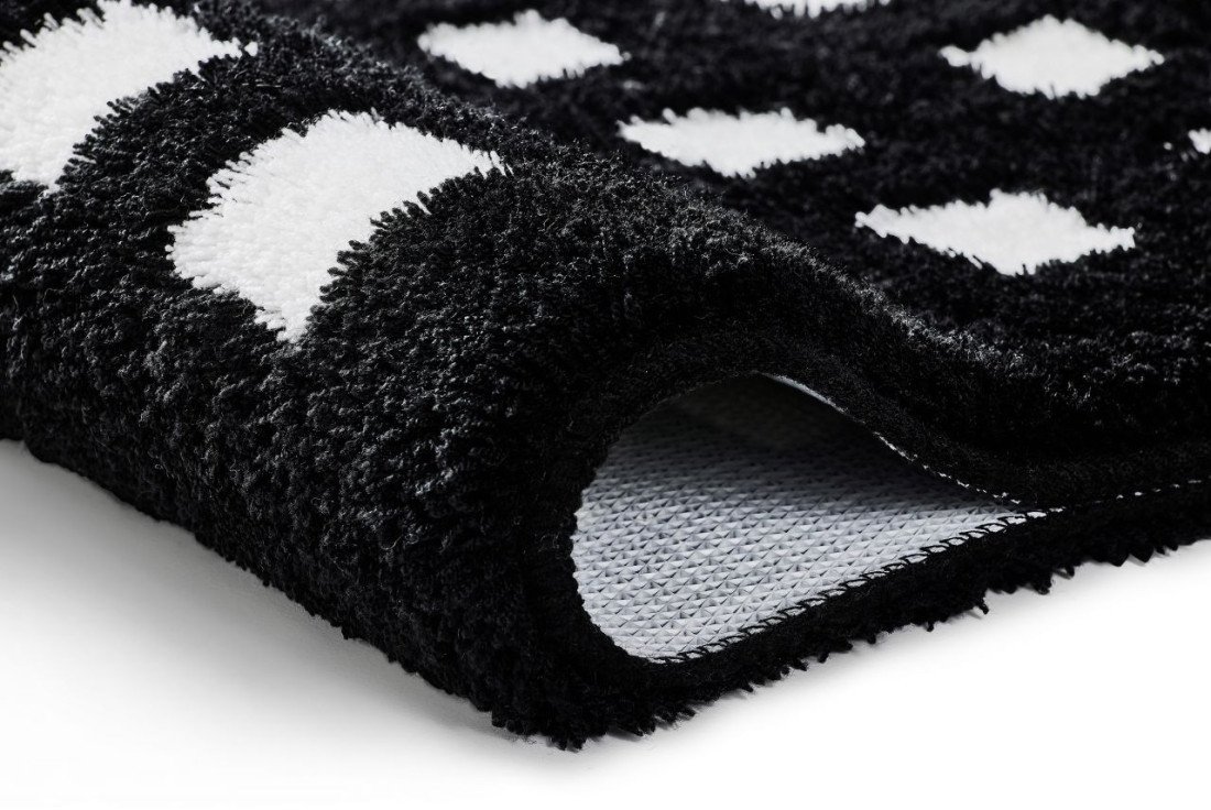 Kleine Wolke Dywanik łazienkowy 55x65cm czarny (9197185539)