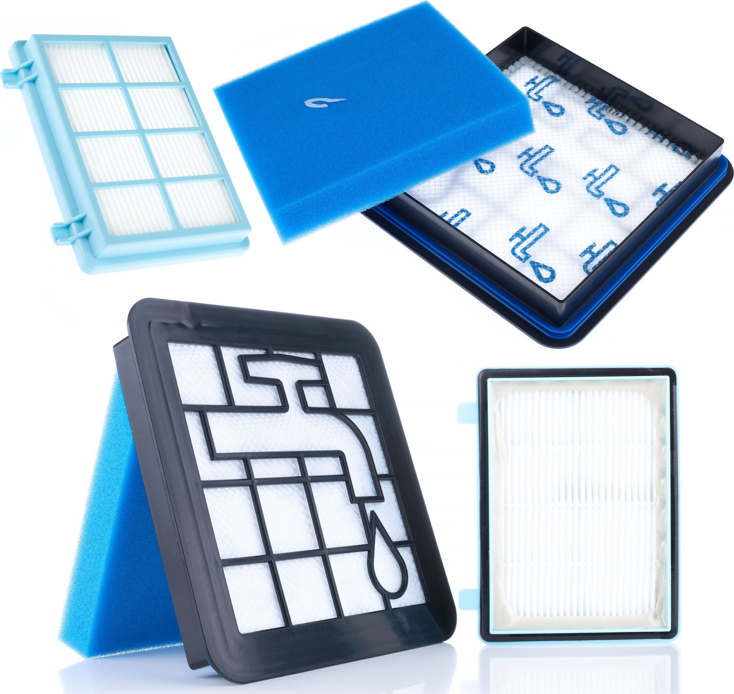 Rosfix 3x FILTR DO ODKURZACZA PHILIPS POWERPRO FC9333/09 FC8010/01 FC9328