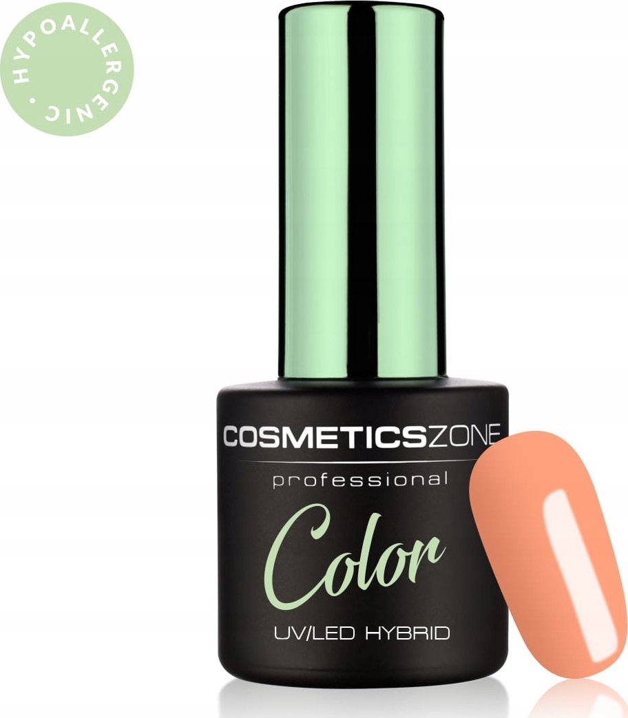 Cosmetics Zone Cosmetics Zone Lakier hybrydowy hipoalergiczny brzoskwiniowy 7ml Turmeric NP6