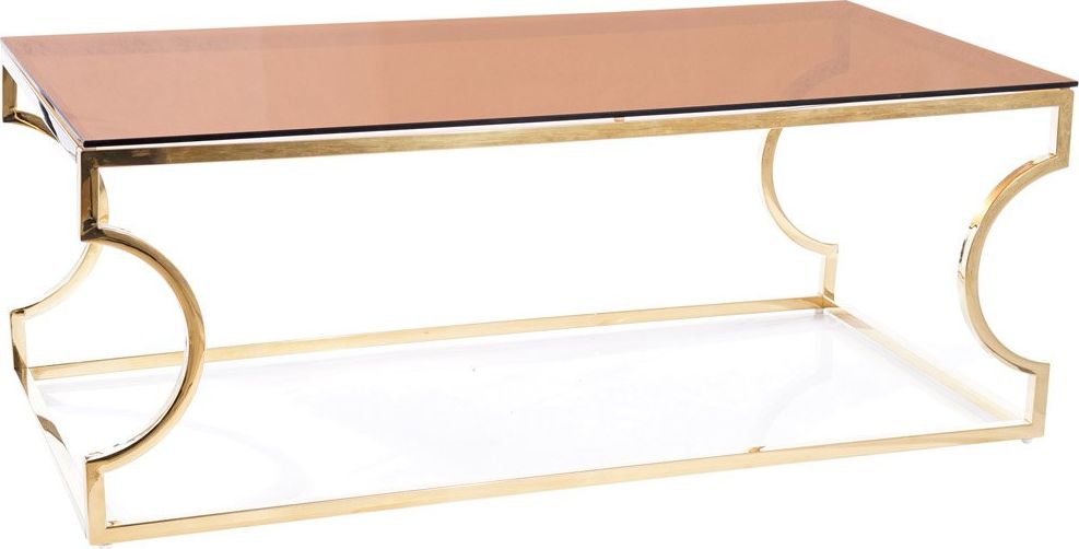 Signal Ława KENZO A 120x60 bursztynowa/złota