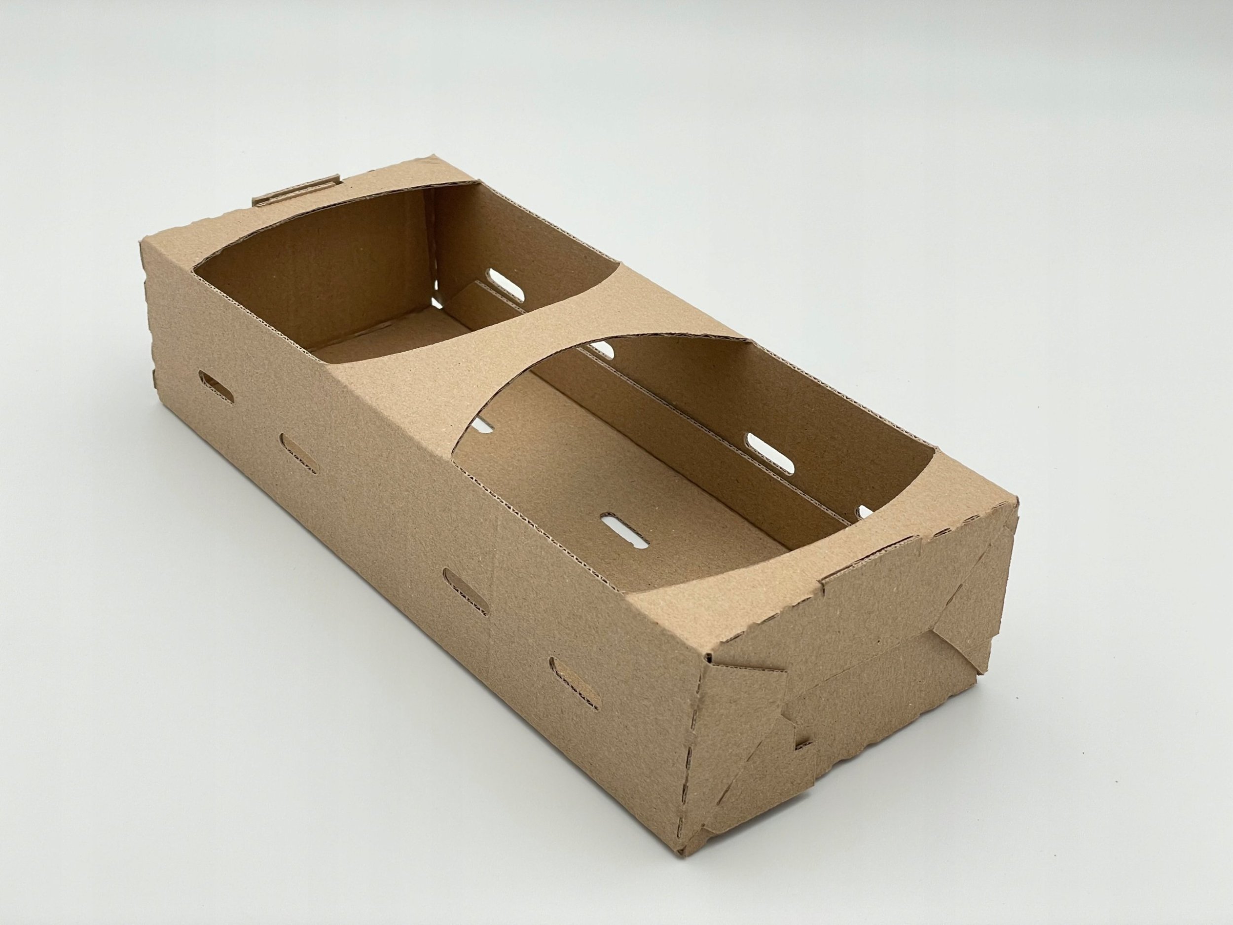 PLAST Kosz na owoce odcienie brązowego