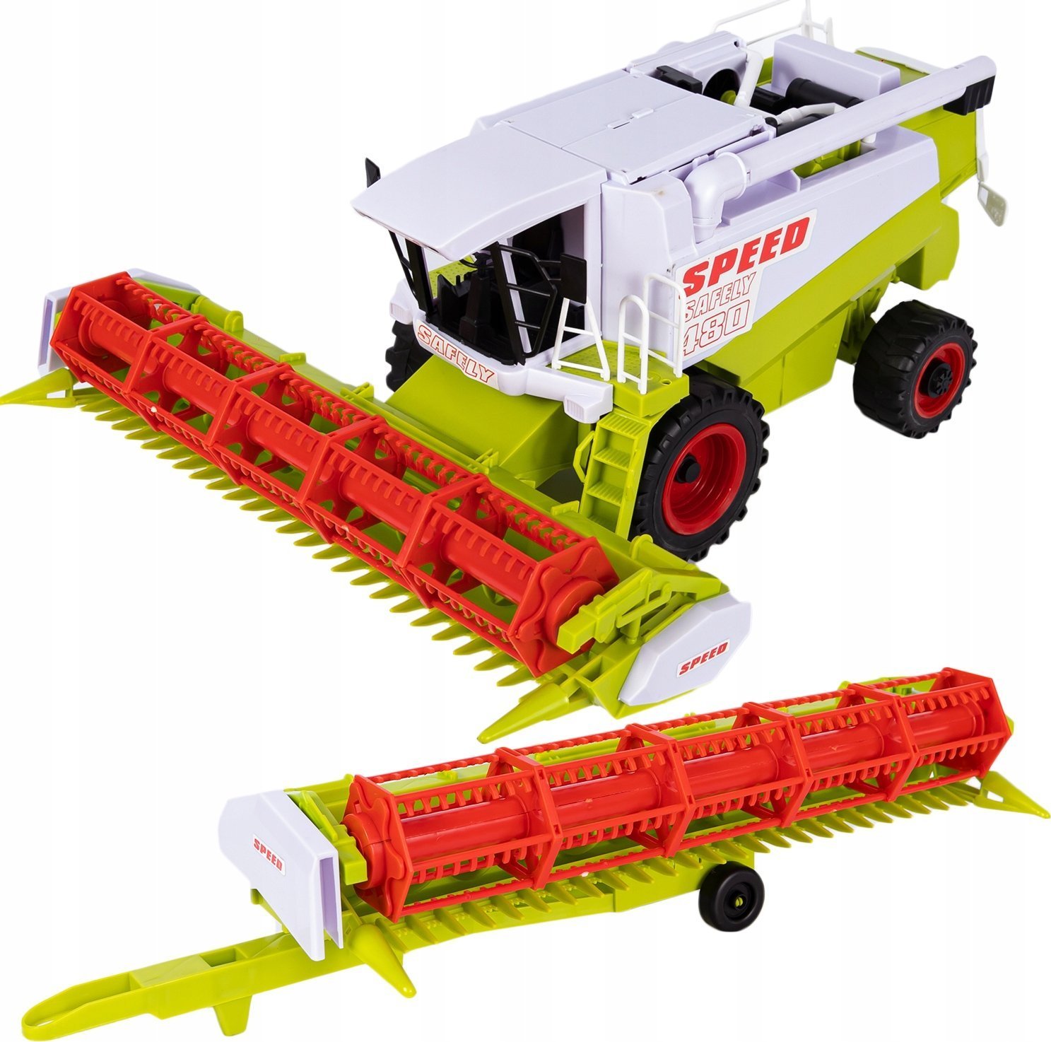 AIG Ogromny Kombajn Zboża Zbożowy Zabawka Napęd 75 Cm