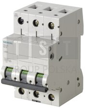 Siemens Wyłącznik nadmiarowoprądowy 400V 10KA 3-BIEG C10A