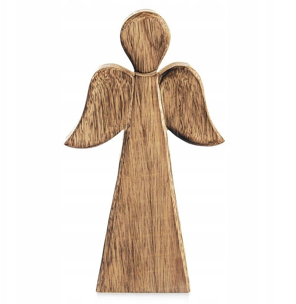 Figurka anioła drewniana 13x24 cm