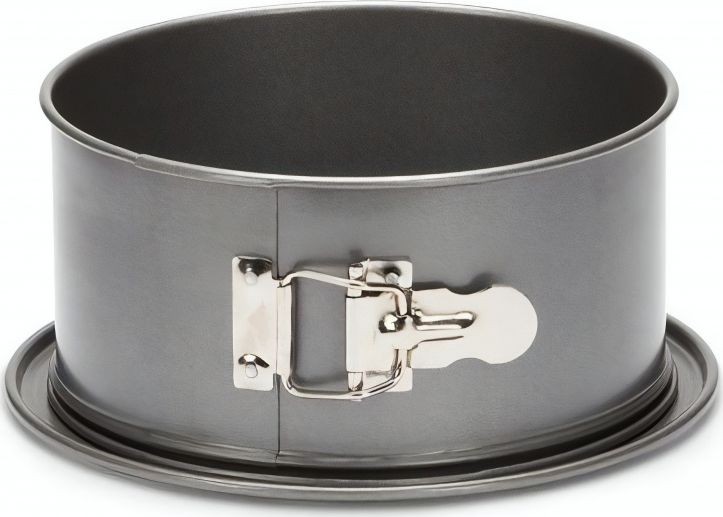 Patisse skokowy kształt okrągły z wysoką obręczą 19 cm stalowy antracyt