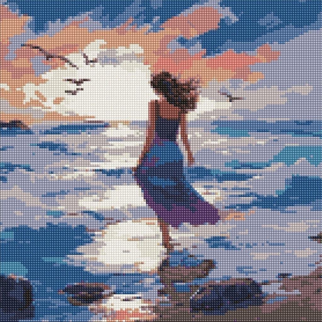 Norimpex Diamentowa mozaika - Piękny element 40x40cm