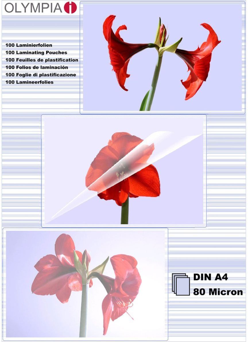 Olympia woreczki do laminacji DIN A4 80 micron (9166)