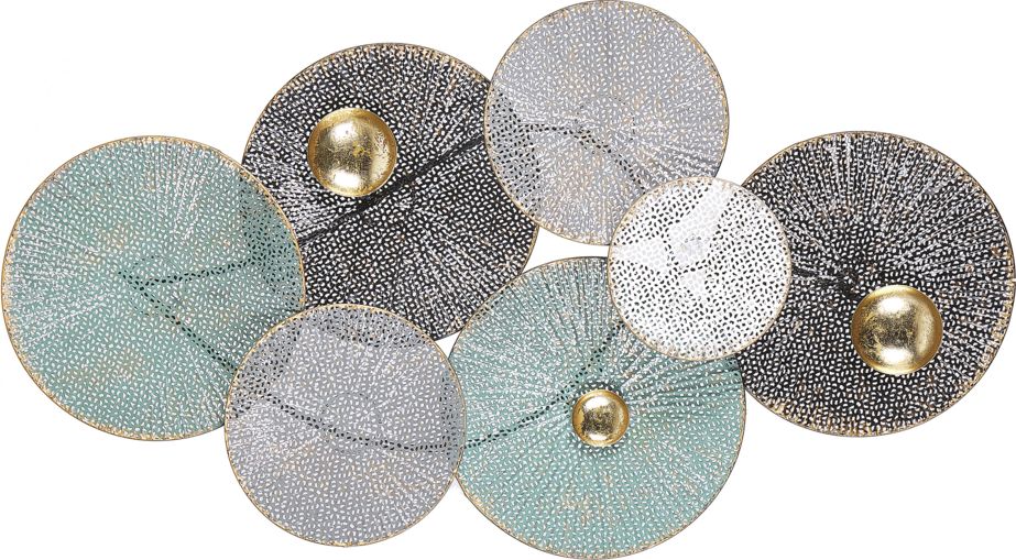 Beliani Dekoracja ścienna wielokolorowa POLONIUM