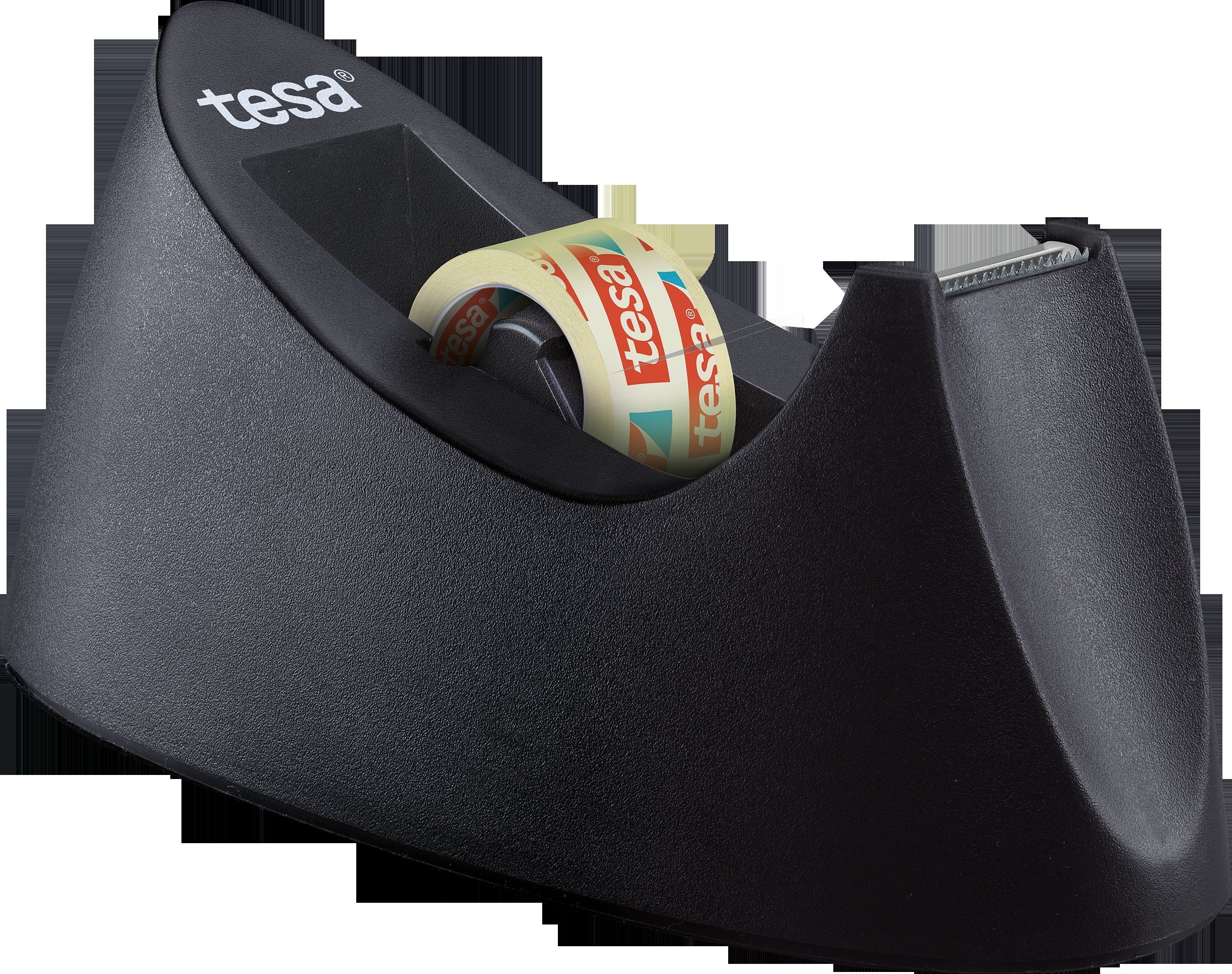 Tesa tesafilm Tischabroller Curve + 1 Rolle transparent