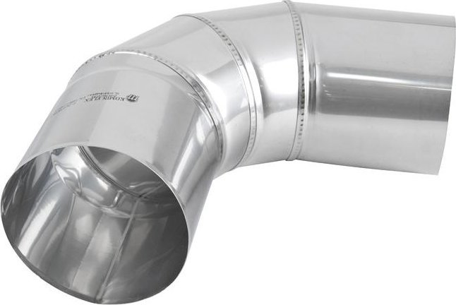 Master Kolanko spalinowe ze stali nierdzewnej Ø120mm