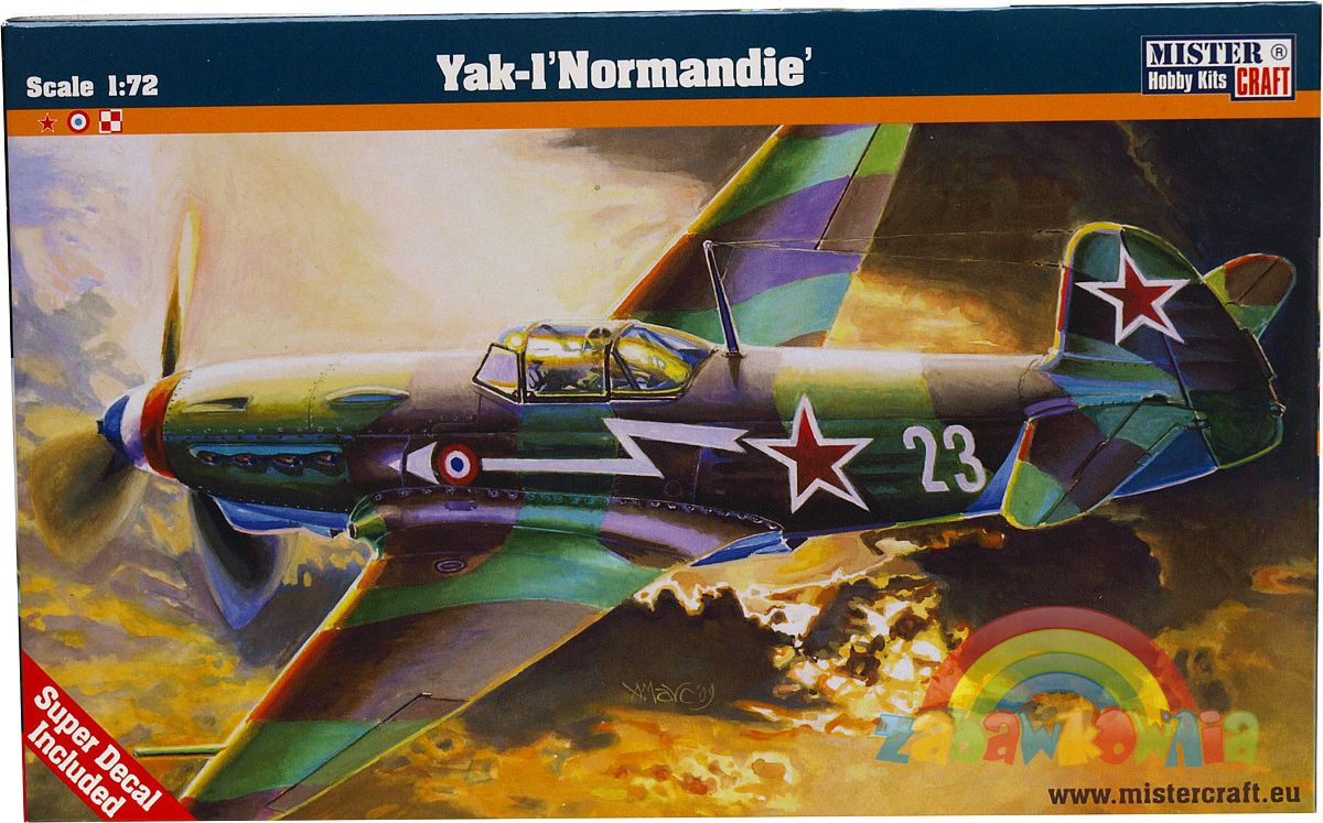 Mastercraft B-19 Yak-1M "Normandie" model (5903852020194)