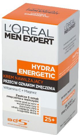 L’Oreal Paris Men Expert Hydra Energetic Krem nawilżający przeciw oznakom zmęczenia 25+ 50ml