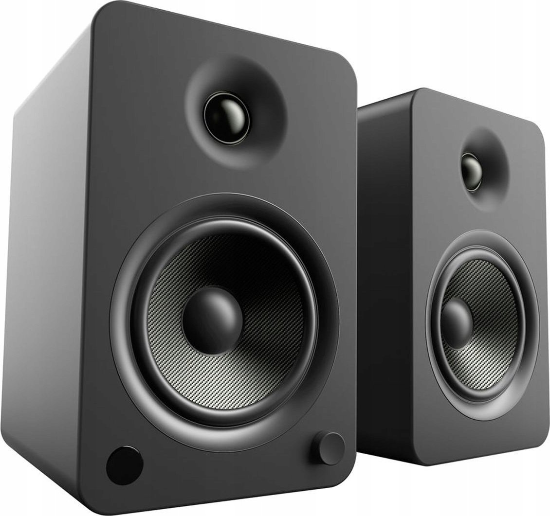 KANTO AUDIO 5.25" DRIVER - POWERED SPEAKERS WITH BLUETOOTH® AND PHONO PREAMP - MATTE BLACK (INCL. TYPE F & G POWER CORDS)